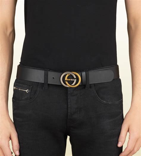 black.gucci belt womens|gucci interlocking belt women's.